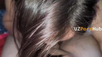 После сочного минет жестко отымел узбечку в бритую писю крупным планом